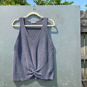 EUC Fate Twist Hem Sweater Tank